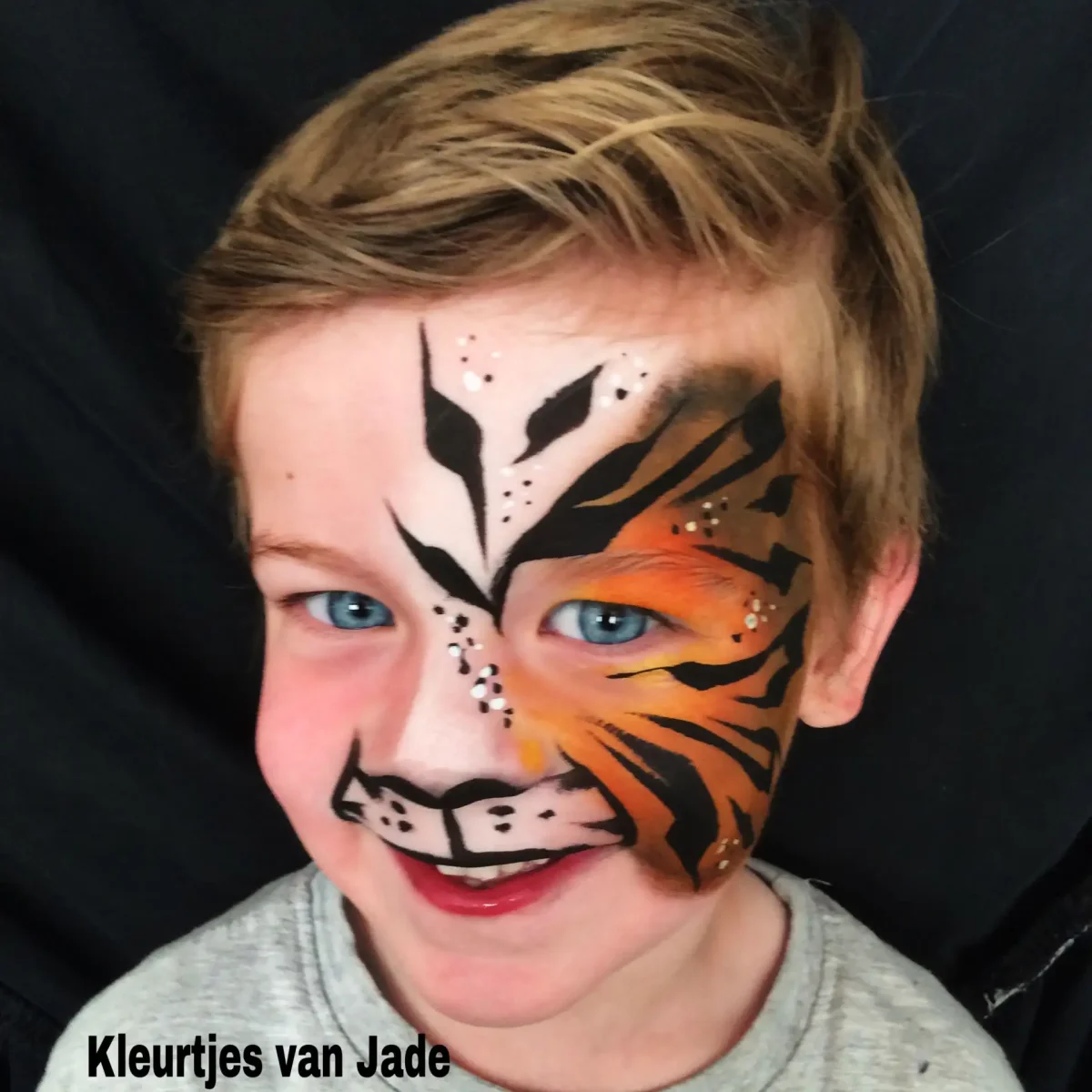 Аквагрим для мальчиков тигр