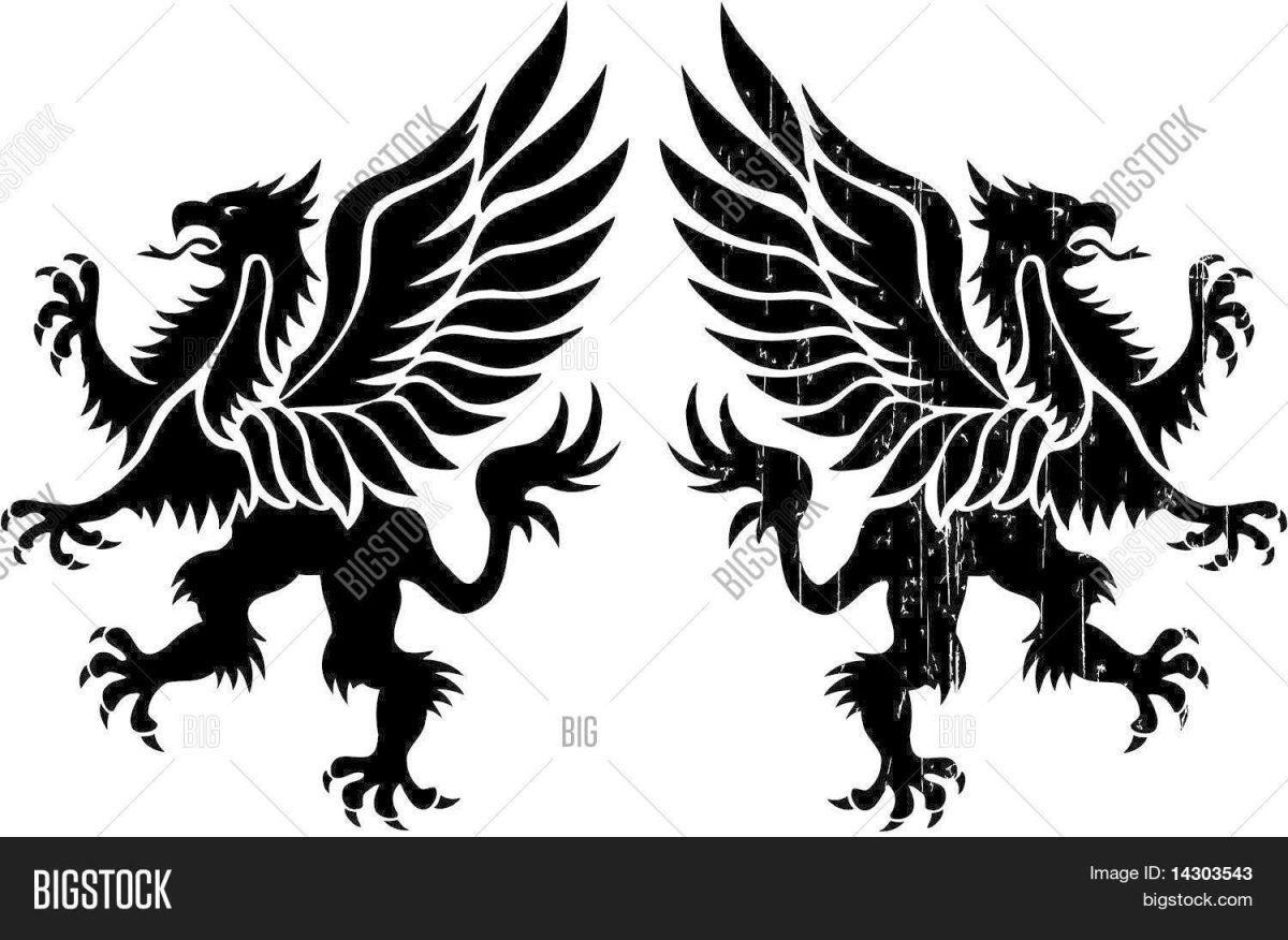 Крылатый Лев векторный