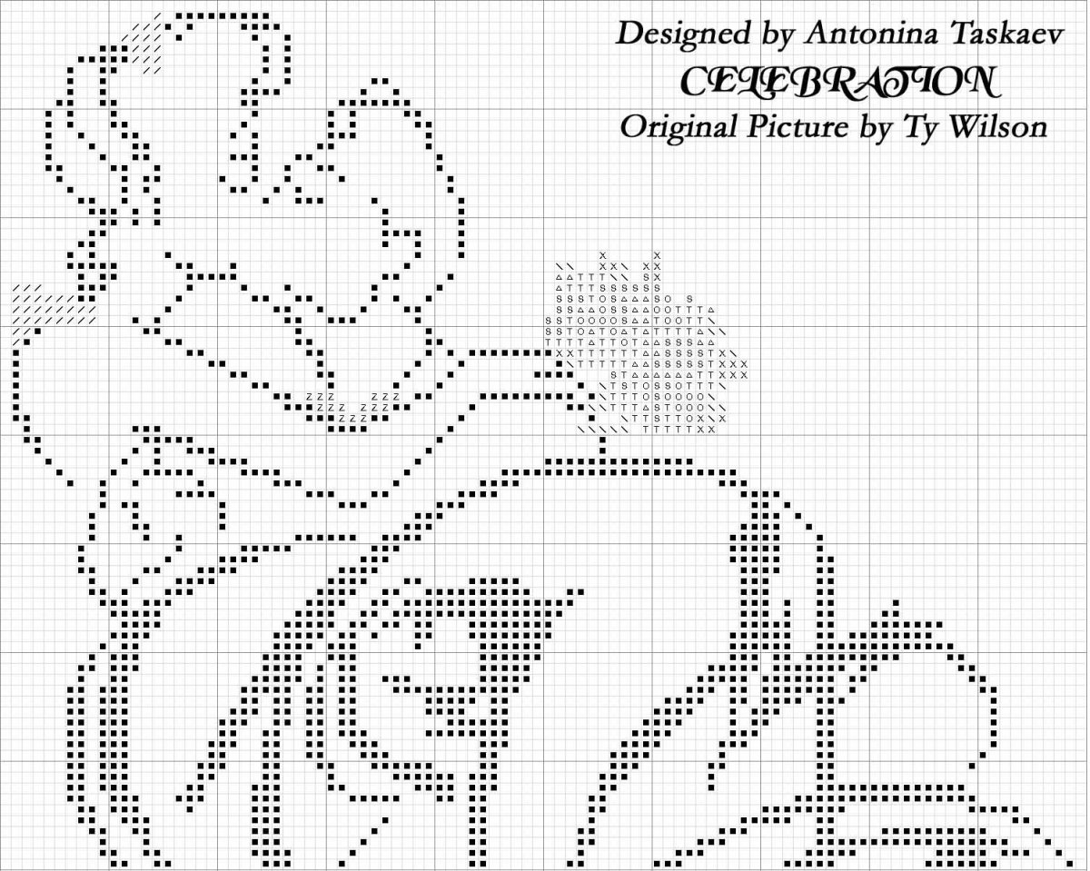 Вышивка крестом схемы