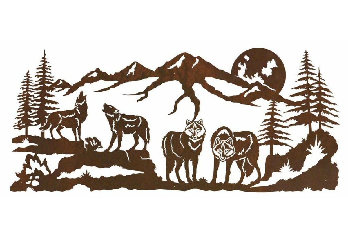 Трафарет леса