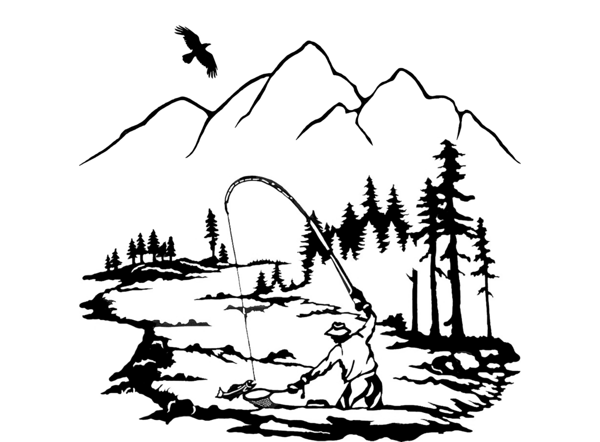 Пейзажи для пирографии