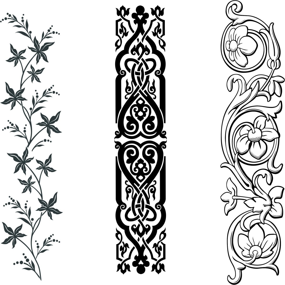 Хохломская роспись трафареты шаблоны