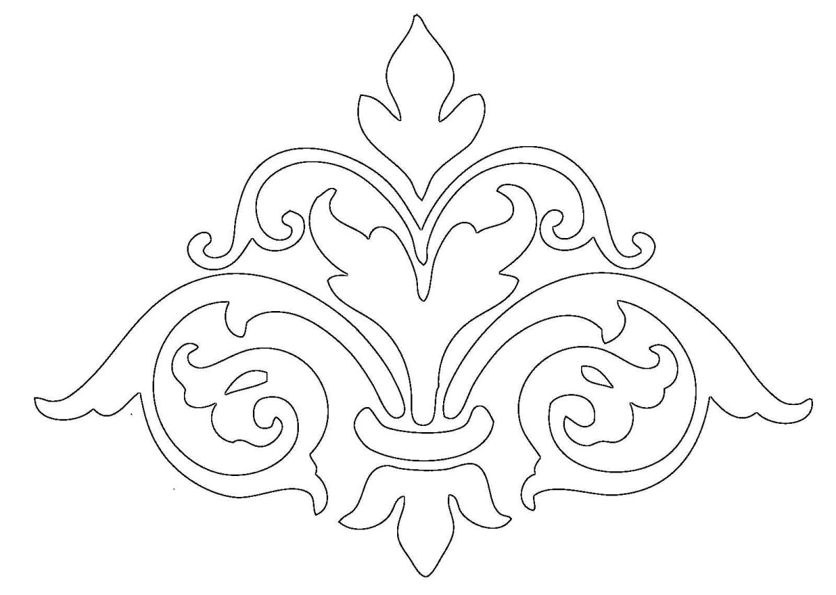 Трафареты узоров для вырезания