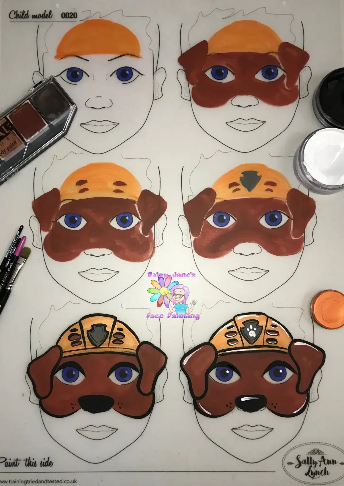 Аквагрим Щенячий патруль