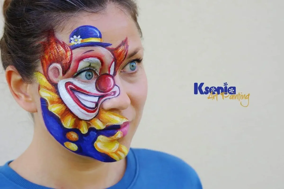 Зимний аквагрим для мальчиков