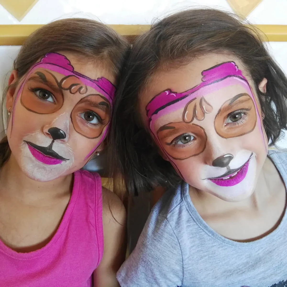 Аквагрим Скай Щенячий патруль