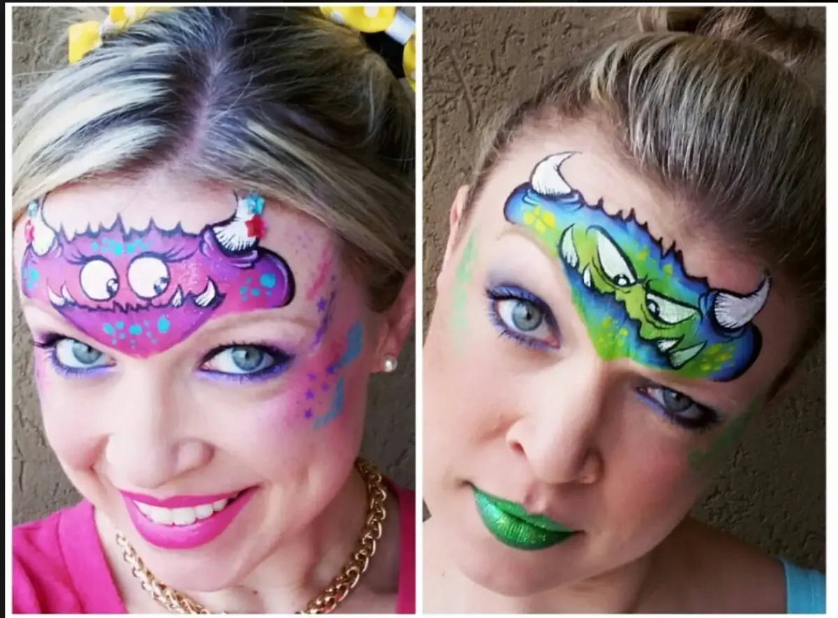 Аквагрим змея