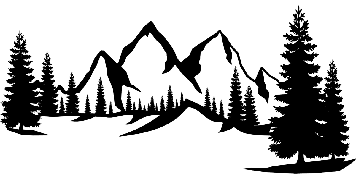 Силуэты природы и животных