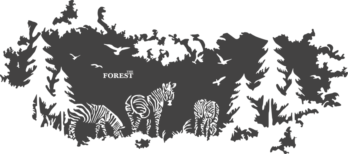 Силуэты лесных зверей