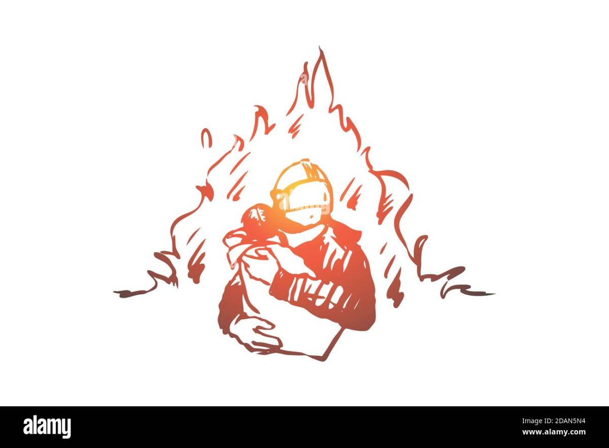 Наклейки на каску пожарного