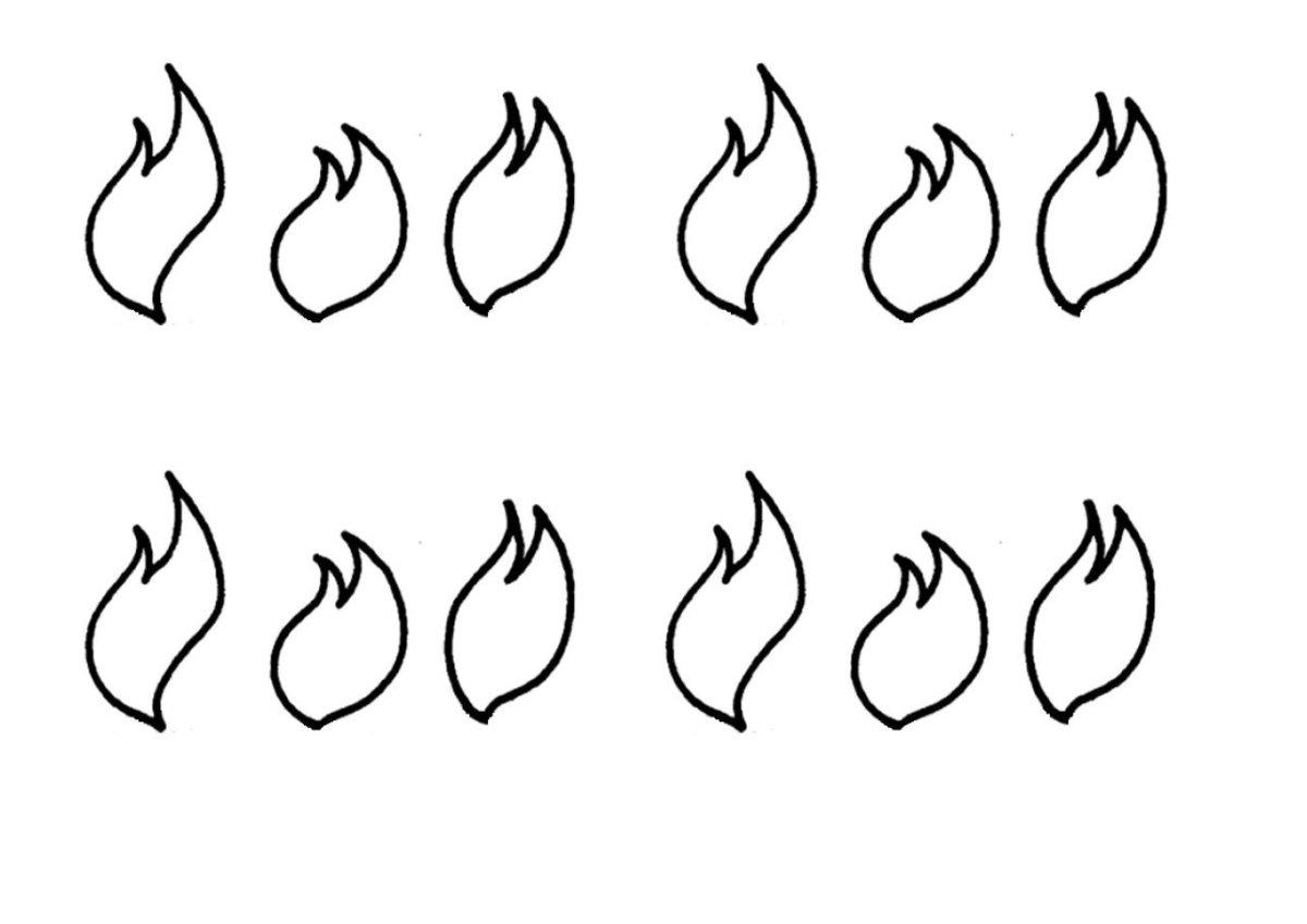 Пламя вектор