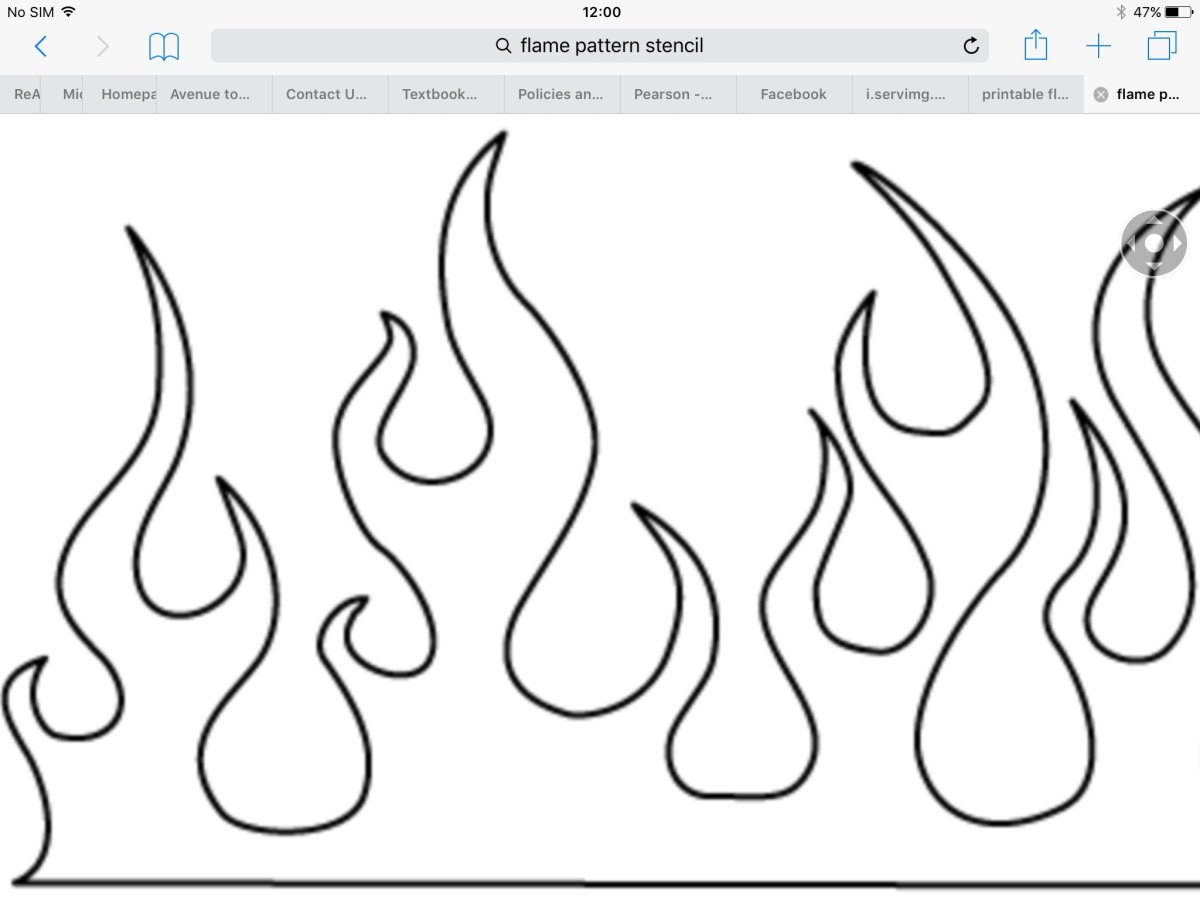 Костер иконка силуэт