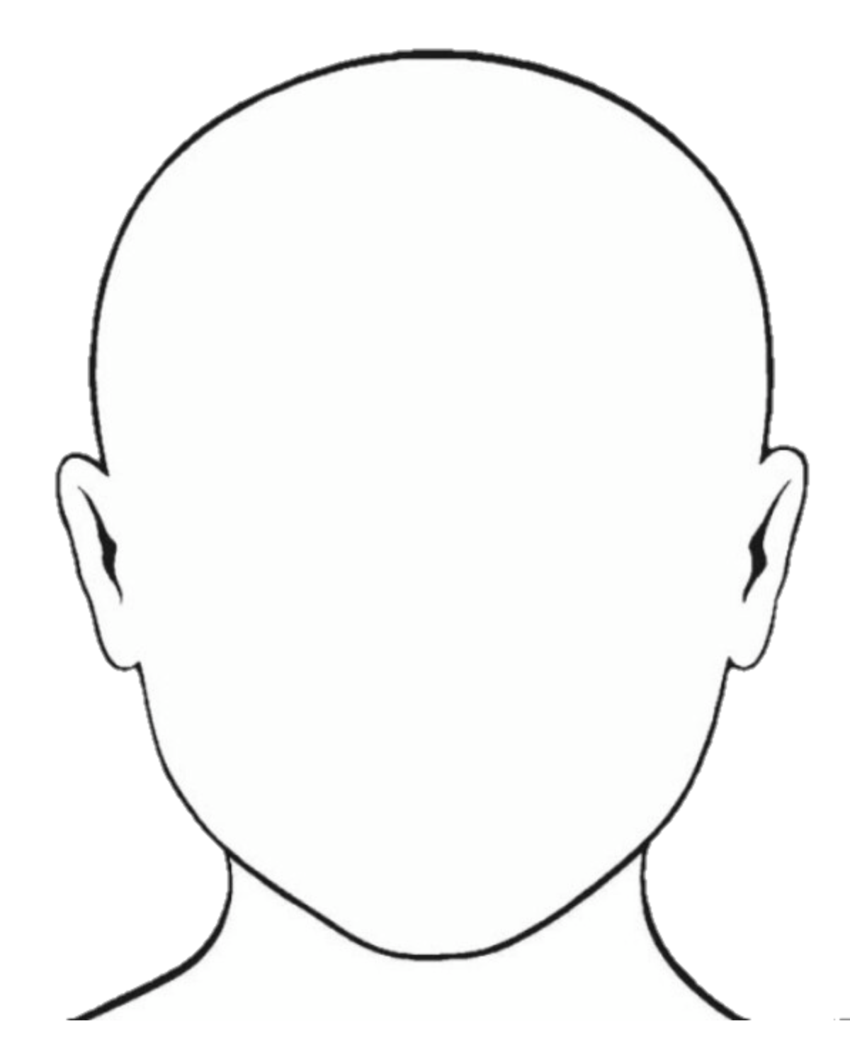 Очертания женского лица