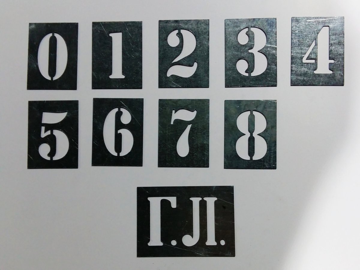 Трафарет для маркировки