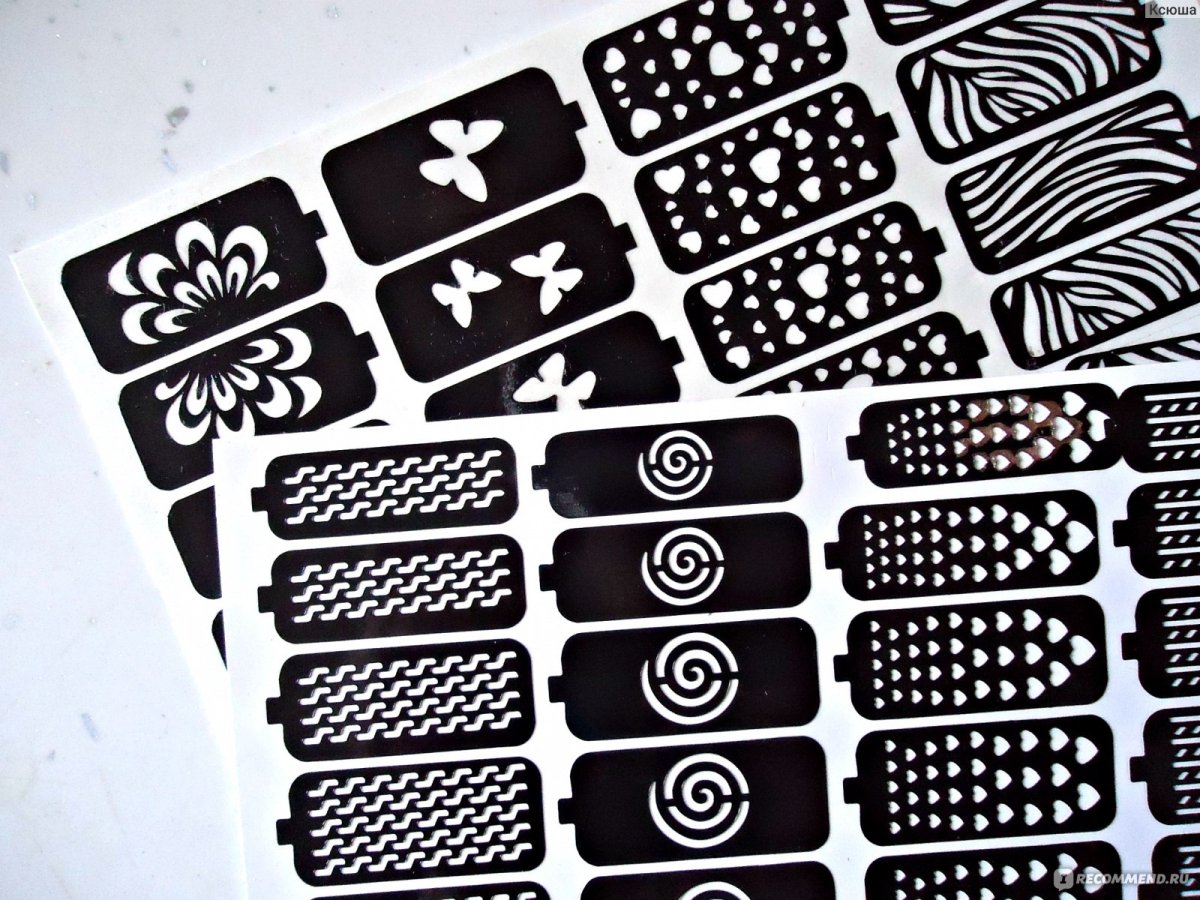 Трафаретные буквы и цифры