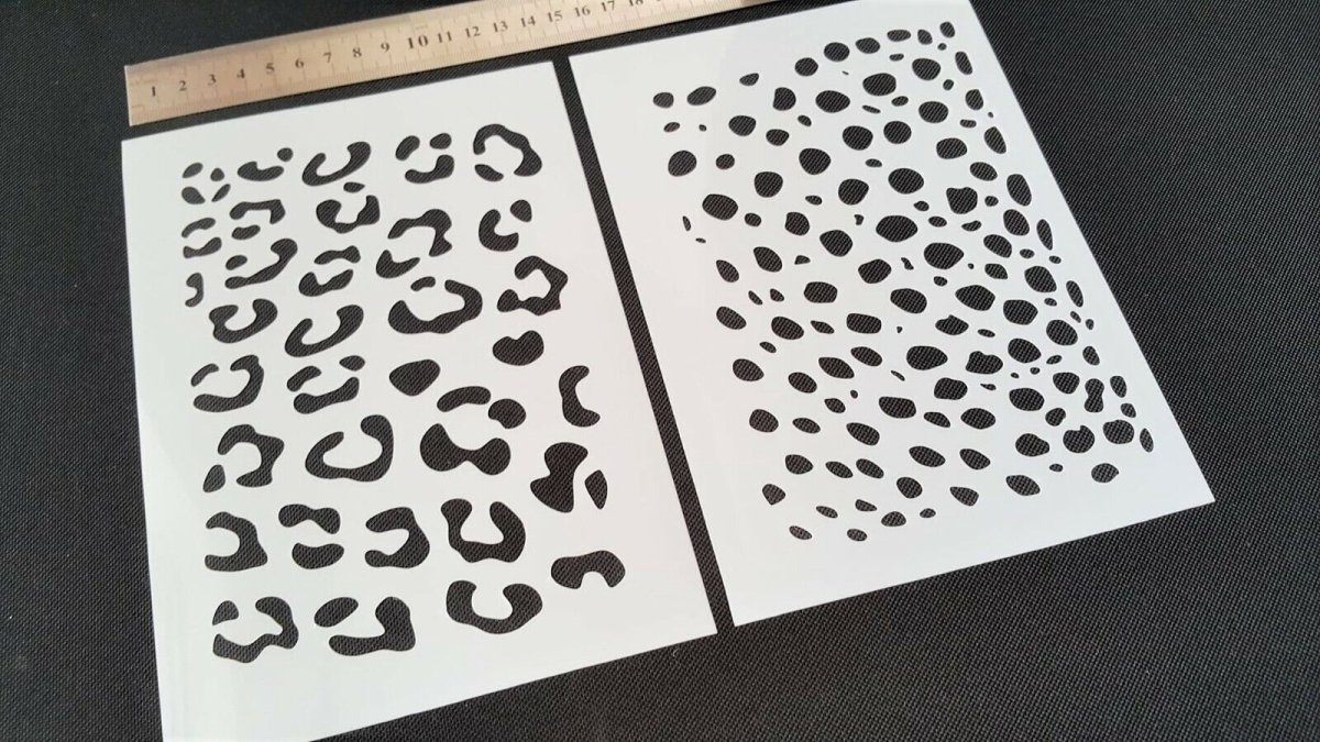 Краска трафарет на коже