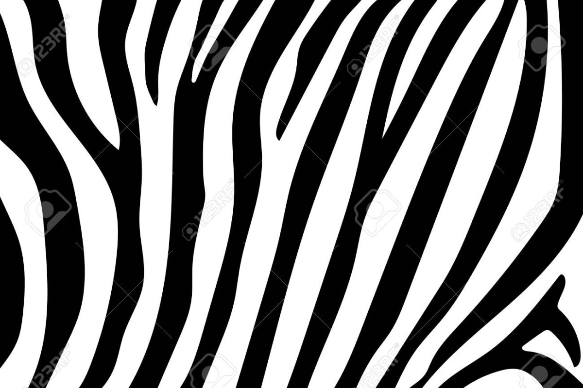 Тигровые полоски трафарет