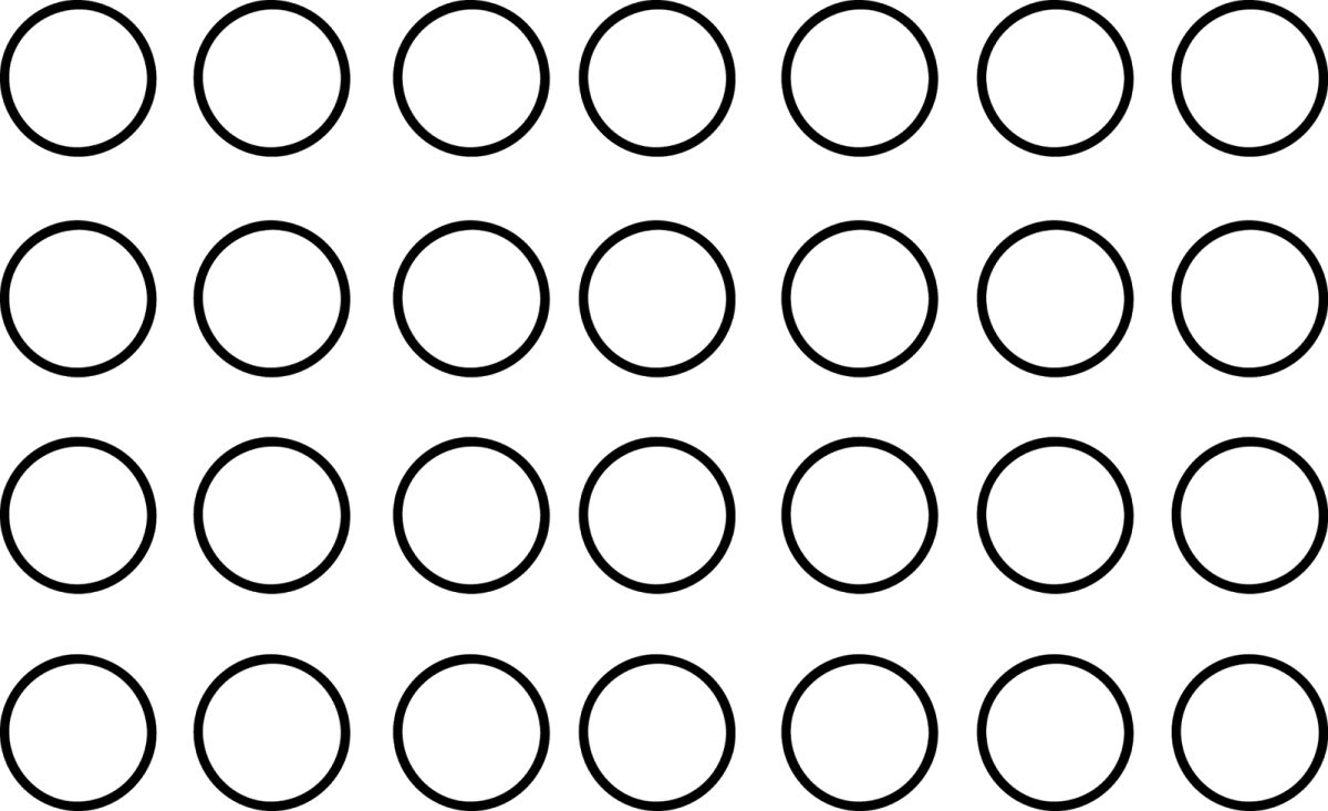 Наборный трафарет для маркировки краской