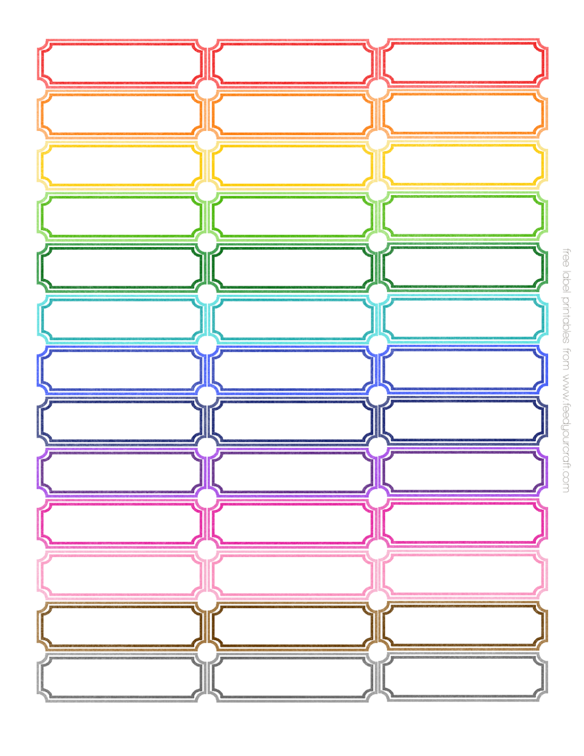 Круглые этикетки для специй