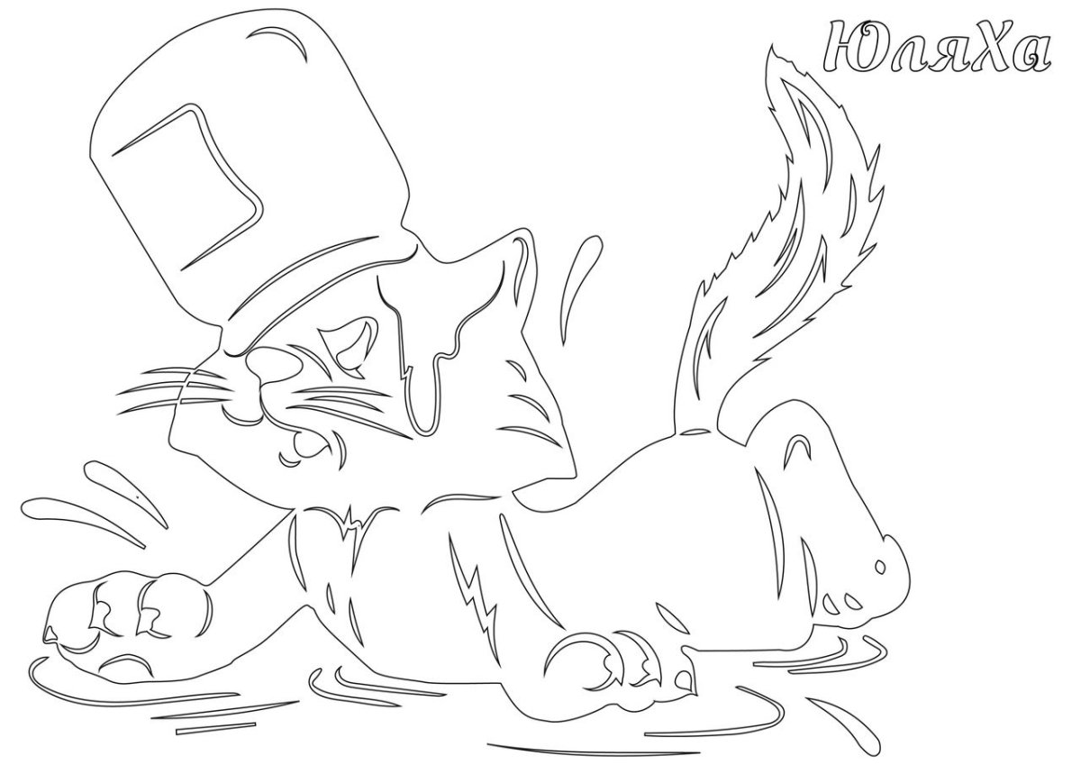 Вытынанка Буратино