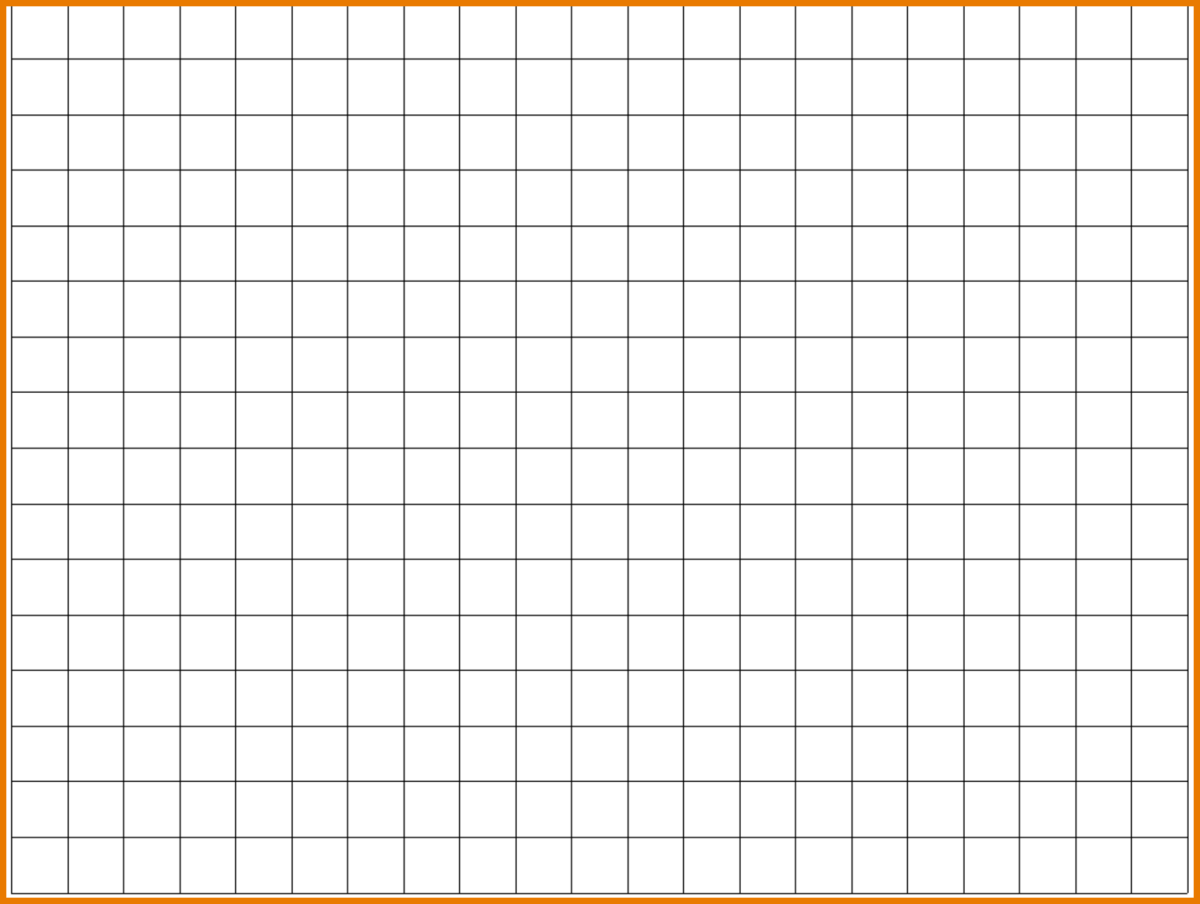 Сантиметровая сетка а4
