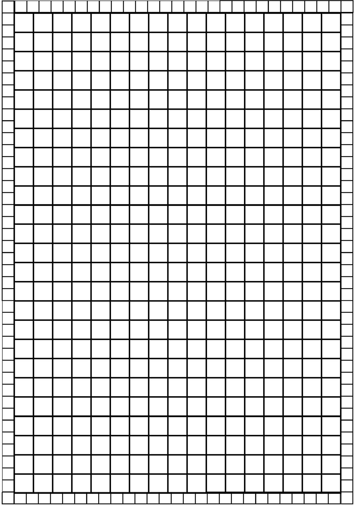 Лист в клетку для печати