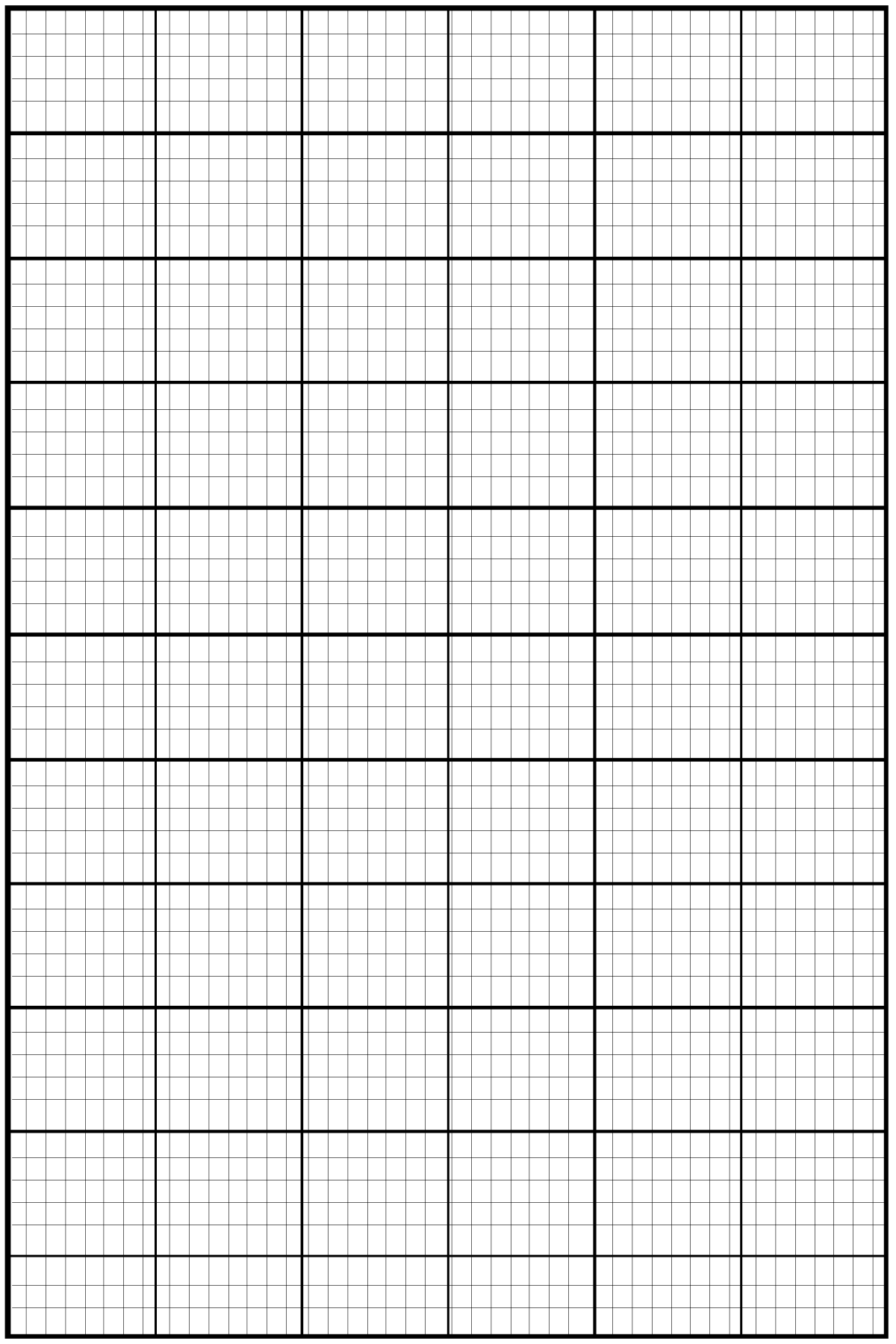 Миллиметровая сетка на а4