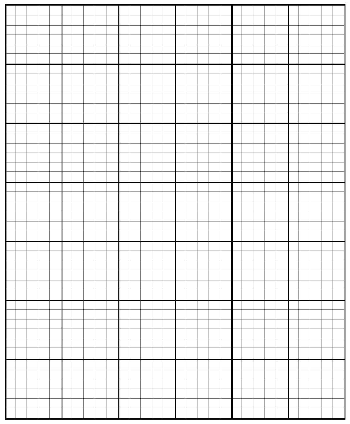 Сетка миллиметровка а4 развертка