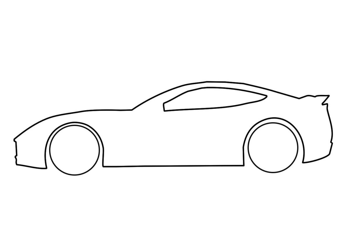 Машинка трафарет для рисования