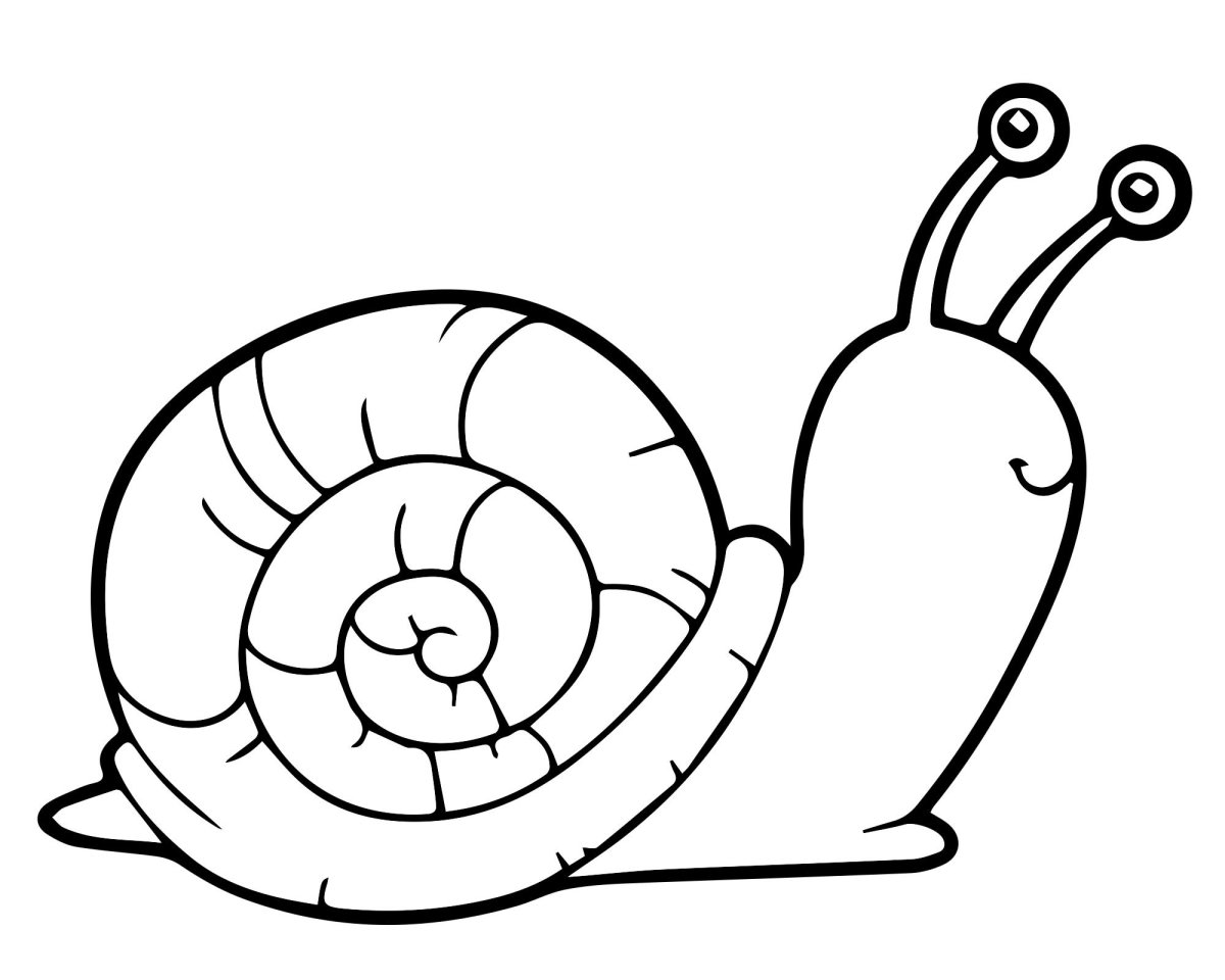 Улитка силуэт
