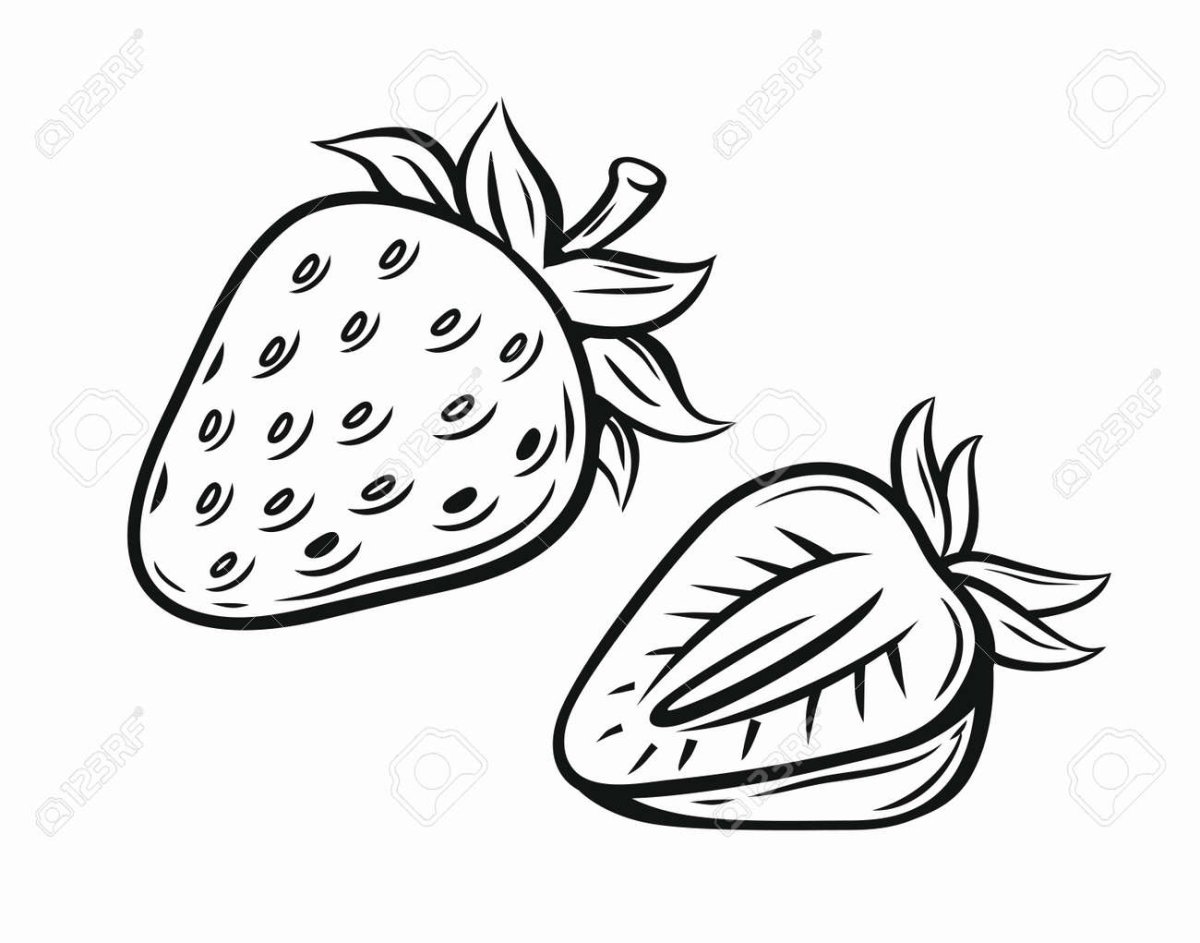 Раскраски для девочек фрукты