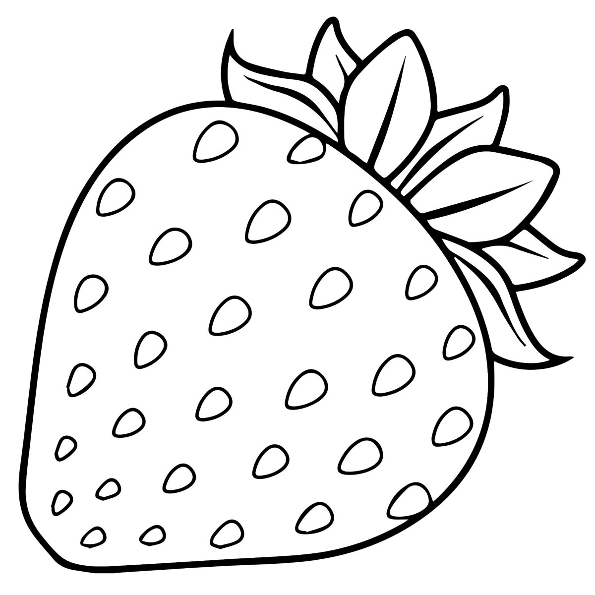 Раскраска Шопкинс клубничка