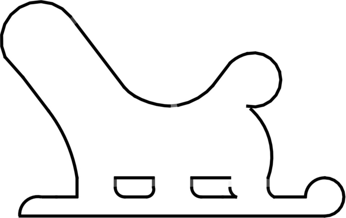 Сани лекало