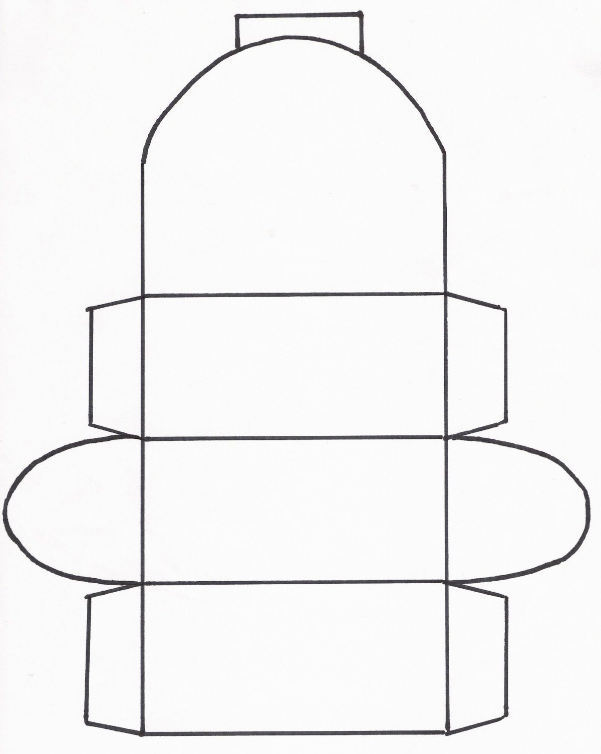 Маленький сундучок из бумаги