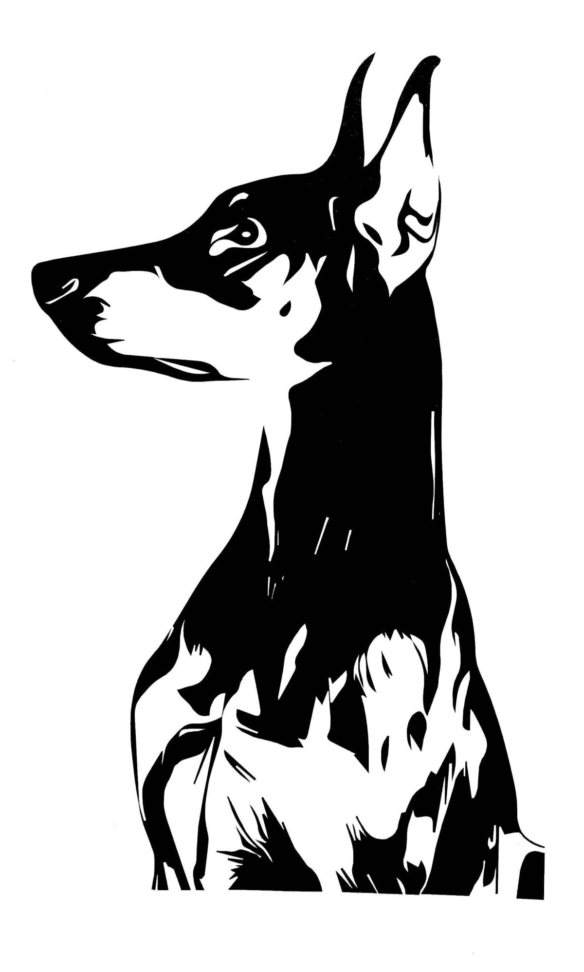 Тату Доберман