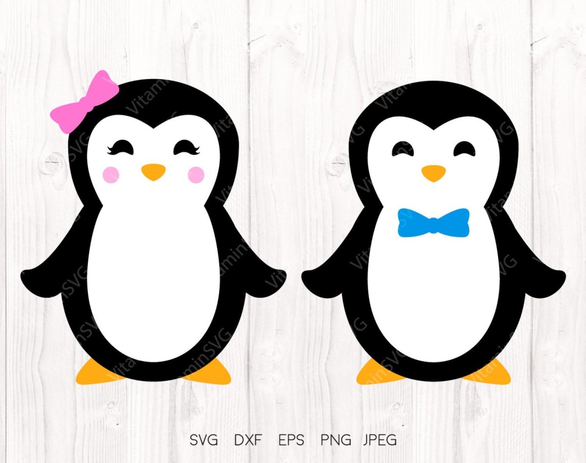 Трафарет Пингвинчик