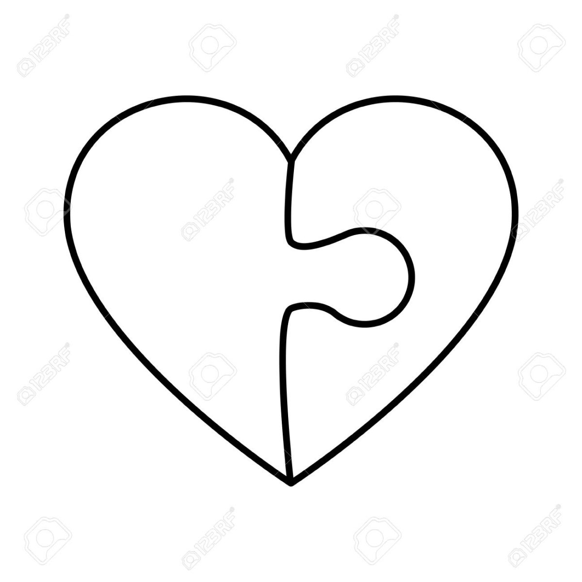 Половинка сердечка