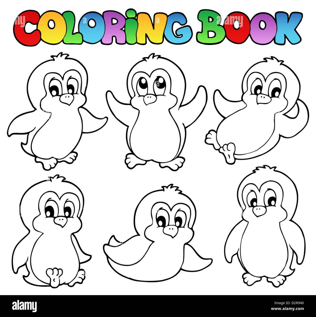 Шаблон пингвина для аппликации