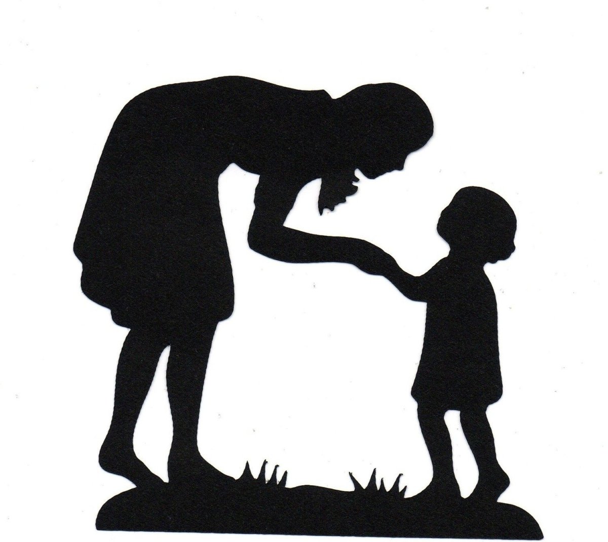 Контур мать с ребенком