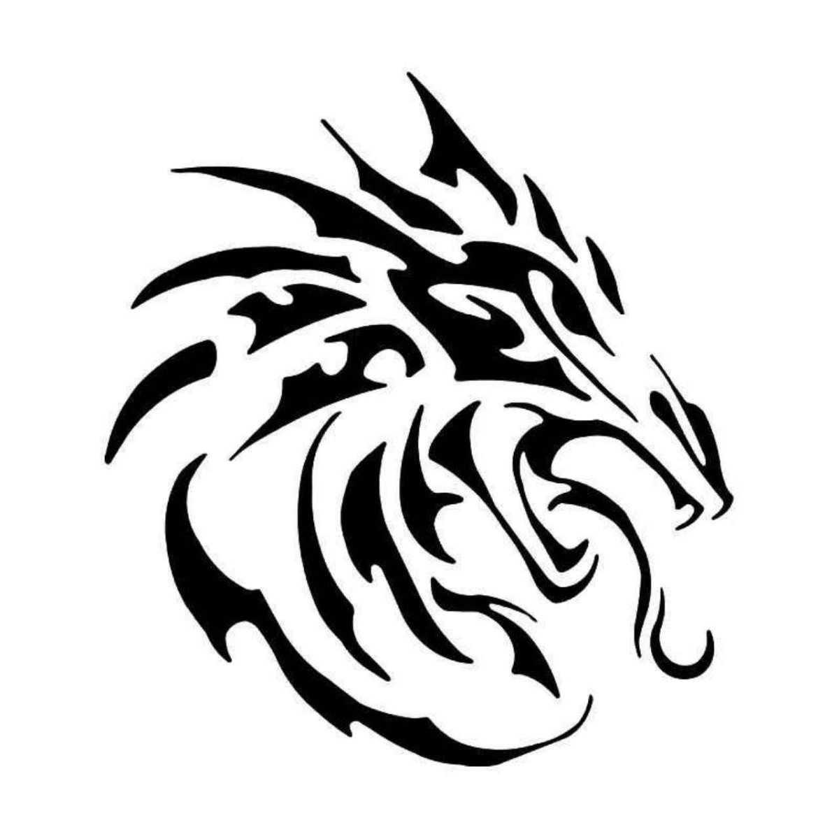 Дракон для вырезания