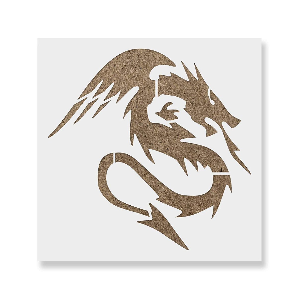 Трафарет дракона