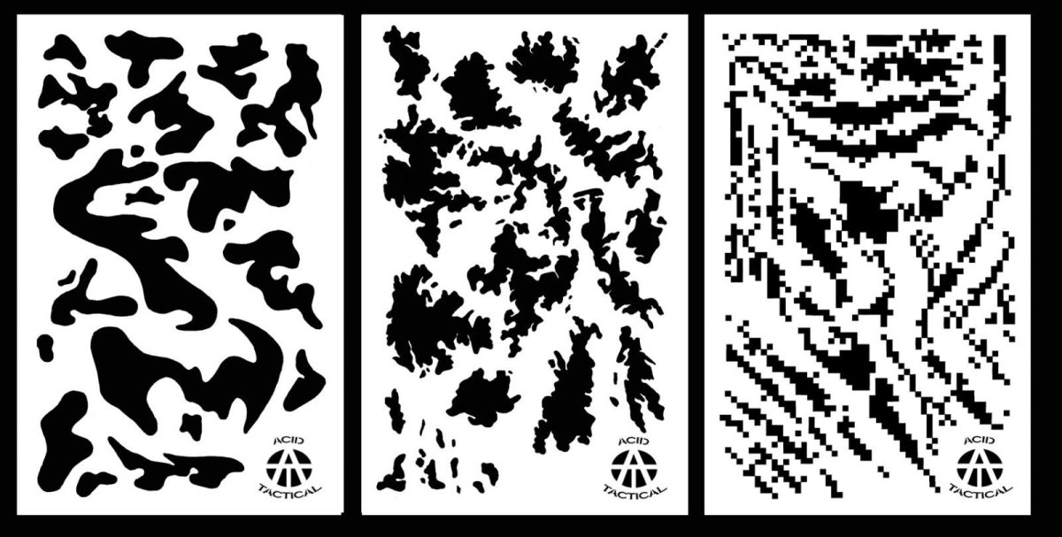 Трафарет камуфляжа для покраски