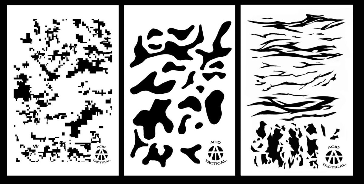 Трафарет камуфляж