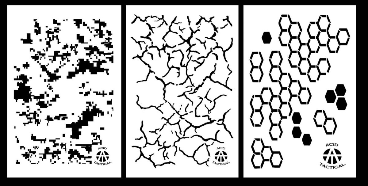 Трафарет камуфляжа для покраски