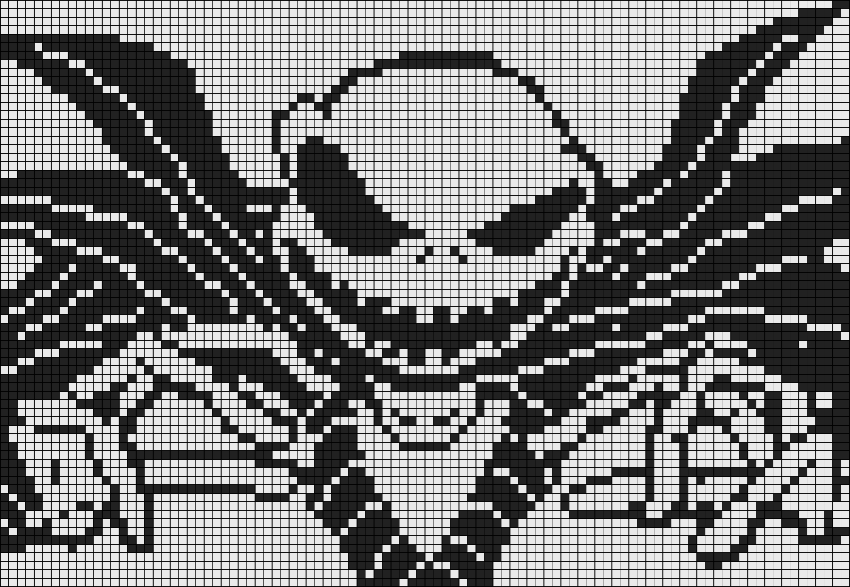 Джек Скеллингтон вышивка