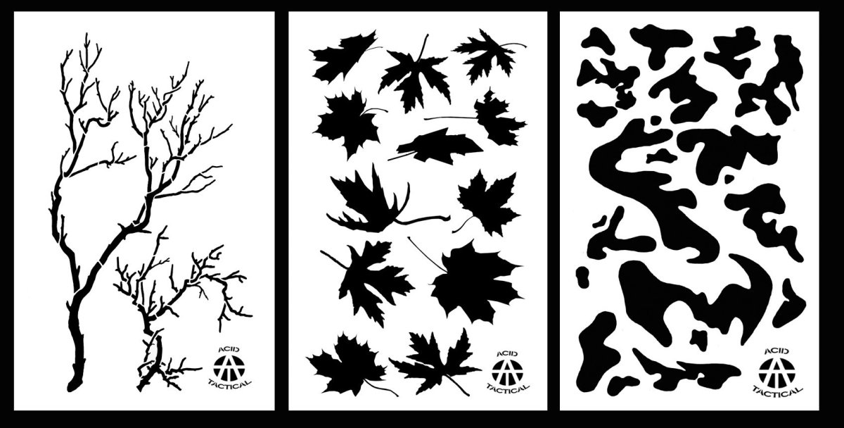 Трафарет камуфляж