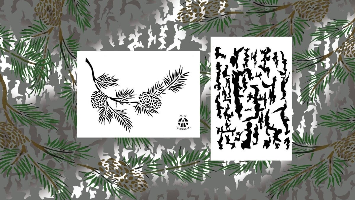 Трафарет для покраски оружия