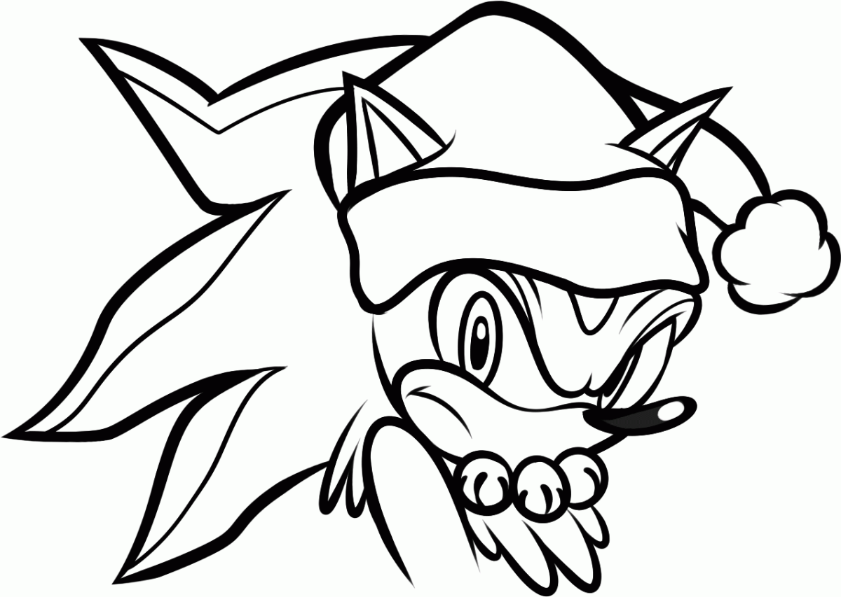 Соник раскраски голова