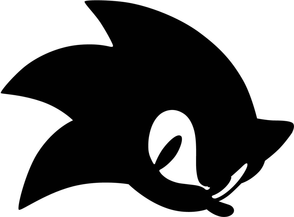 Силуэт головы Соника