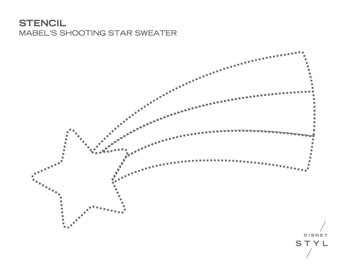 Трафарет месяца для вырезания